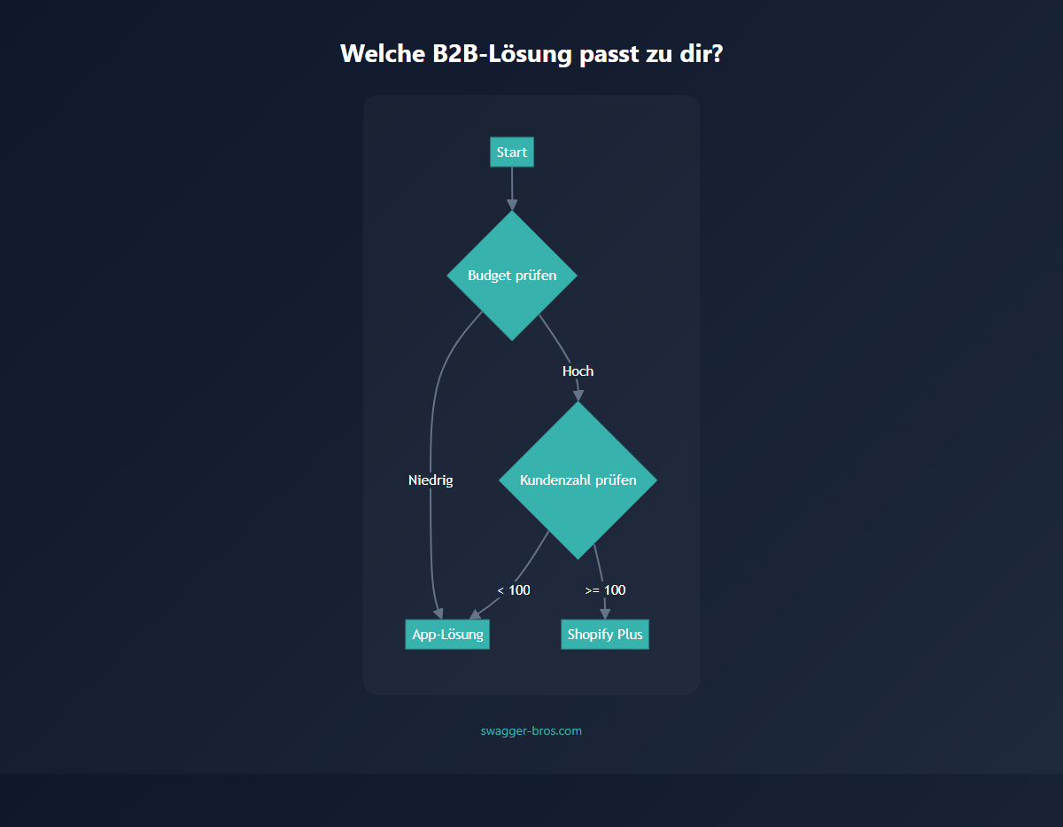 shopify b2b - Welche B2B-Lösung passt zu dir?