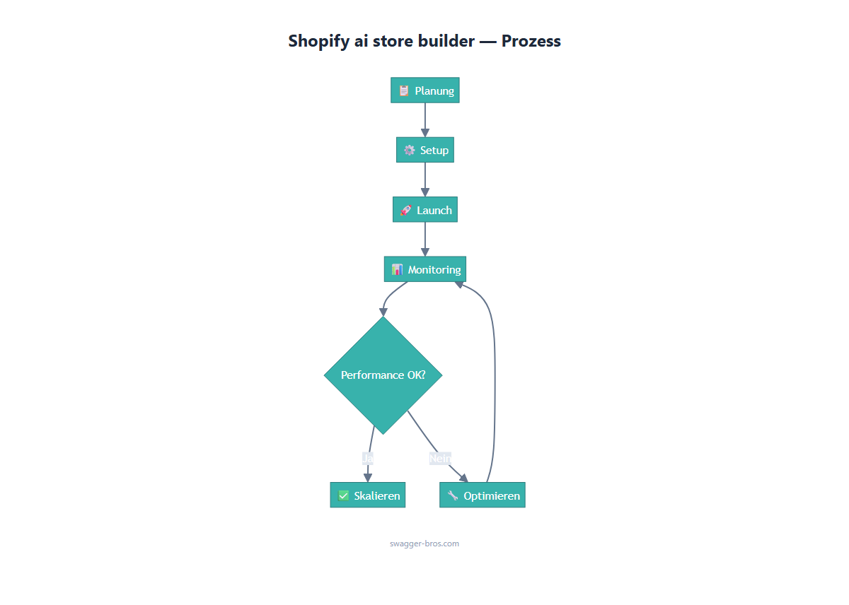 shopify ai store builder - Workflow